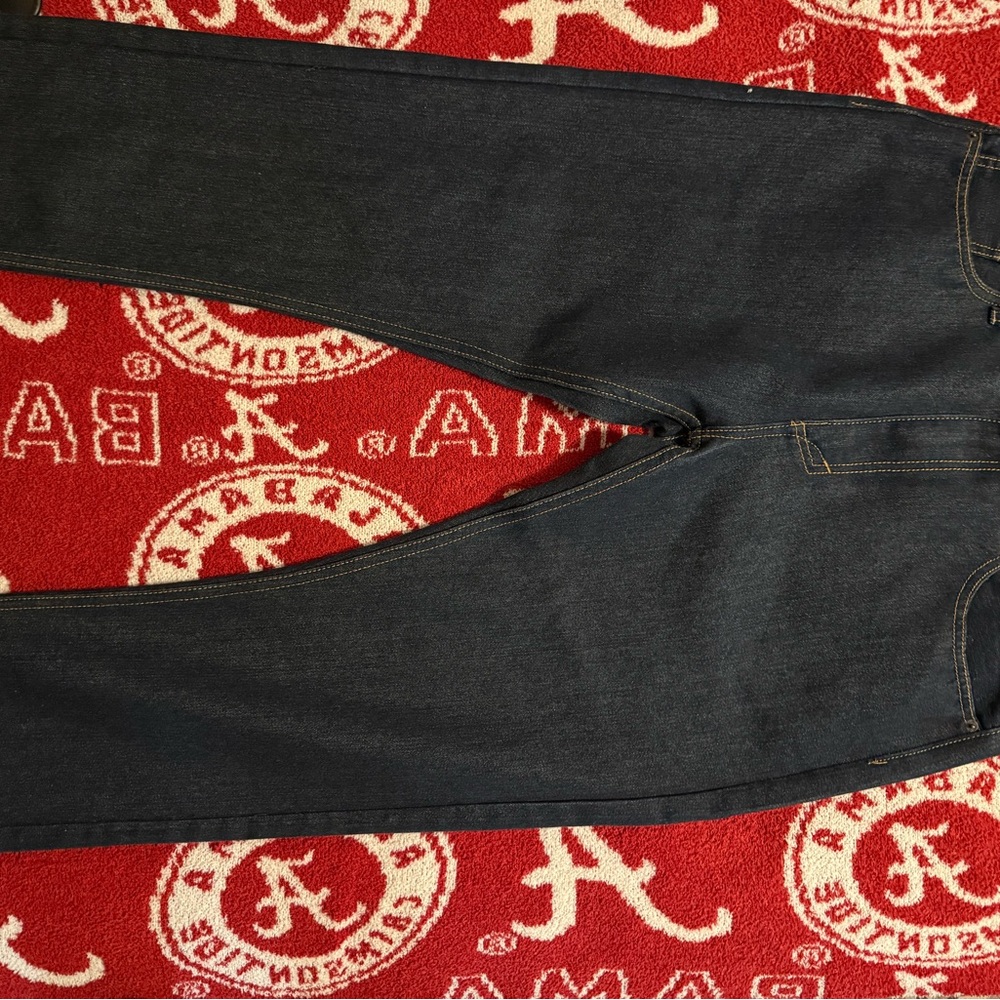 Vintage Dark Wash Denim Jeans